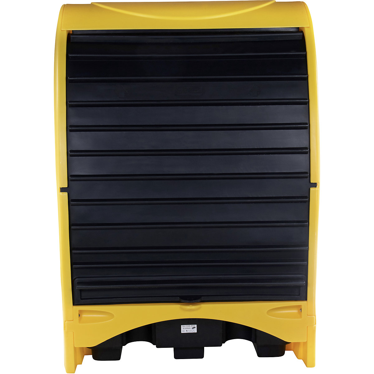 PE hazardous goods storage unit with roller shutter