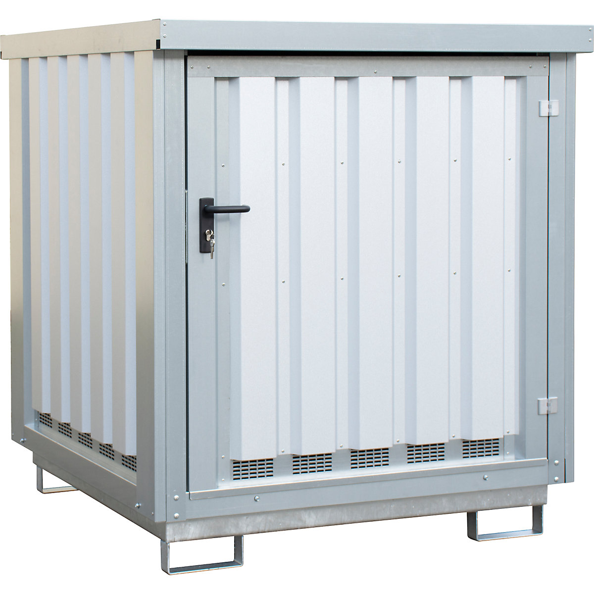 Steel hazardous goods storage depot – eurokraft pro (Product illustration 3)-2