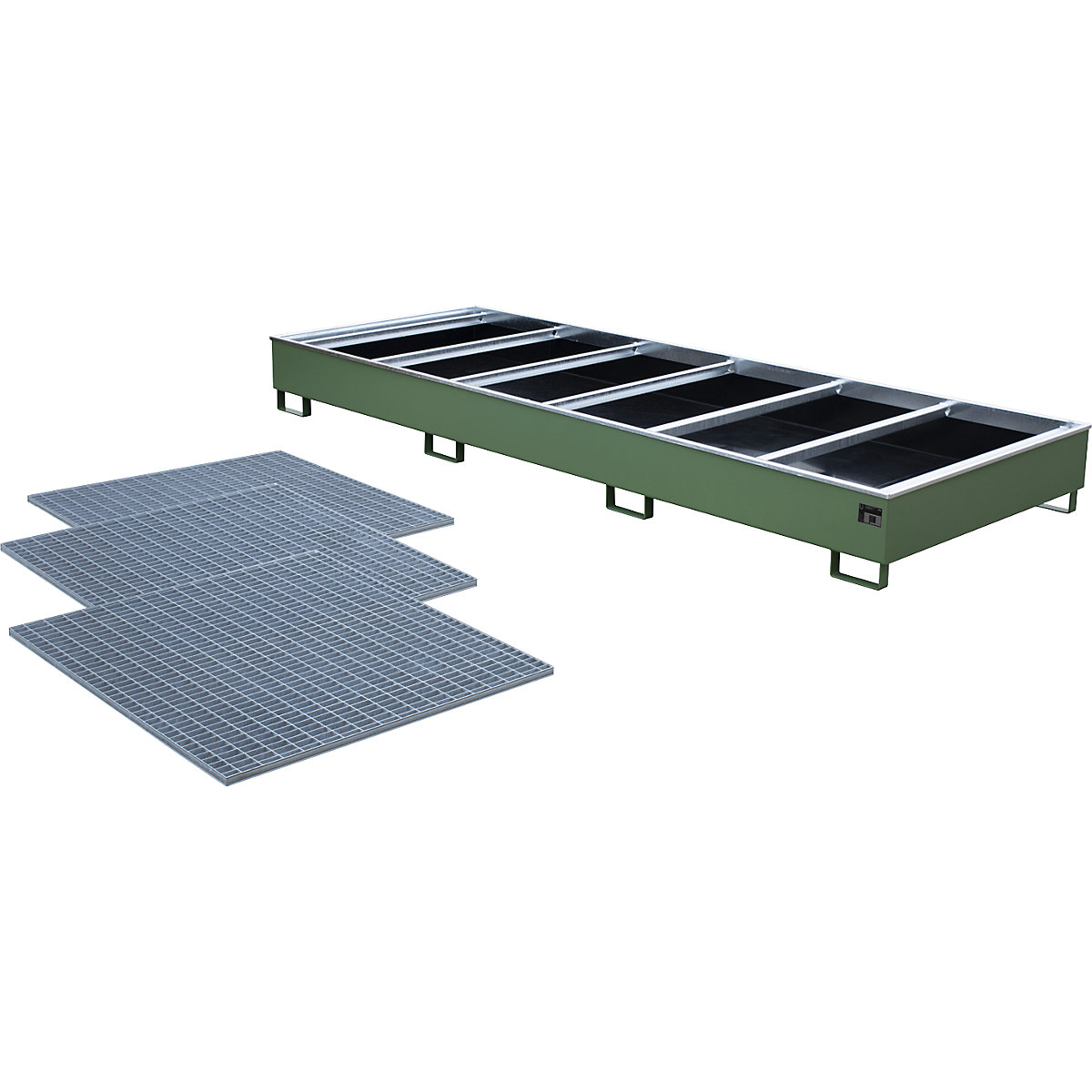 Base sump tray with PE insert – eurokraft pro (Product illustration 2)-1