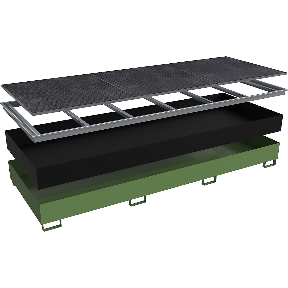 Base sump tray with PE insert - eurokraft pro