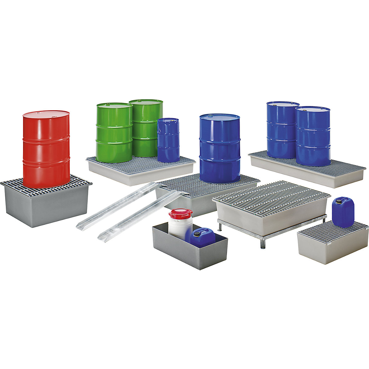 GRP base sump tray, with certification – CEMO (Product illustration 2)-1
