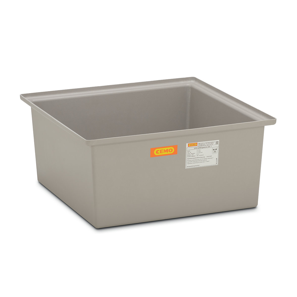 GRP base sump tray, with certification – CEMO (Product illustration 3)-2
