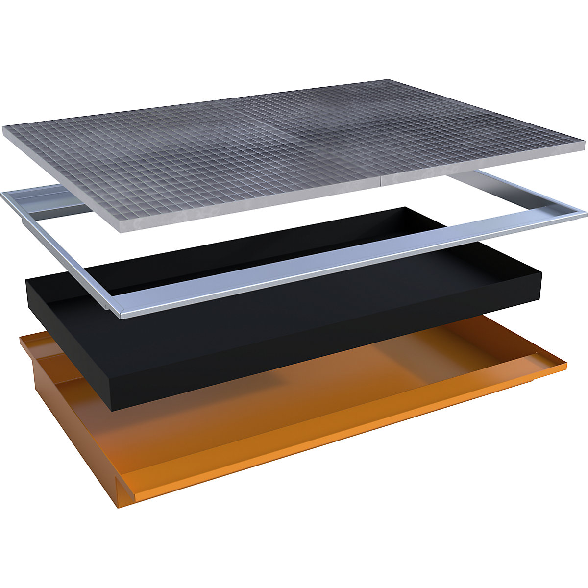 Hook-in sump tray – eurokraft pro (Product illustration 2)-1