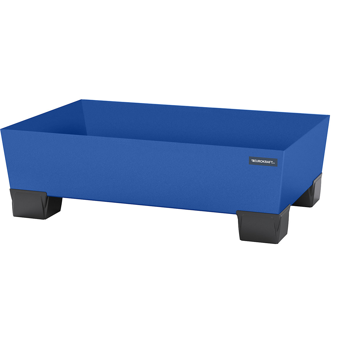 Steel sump tray with plastic feet - eurokraft pro