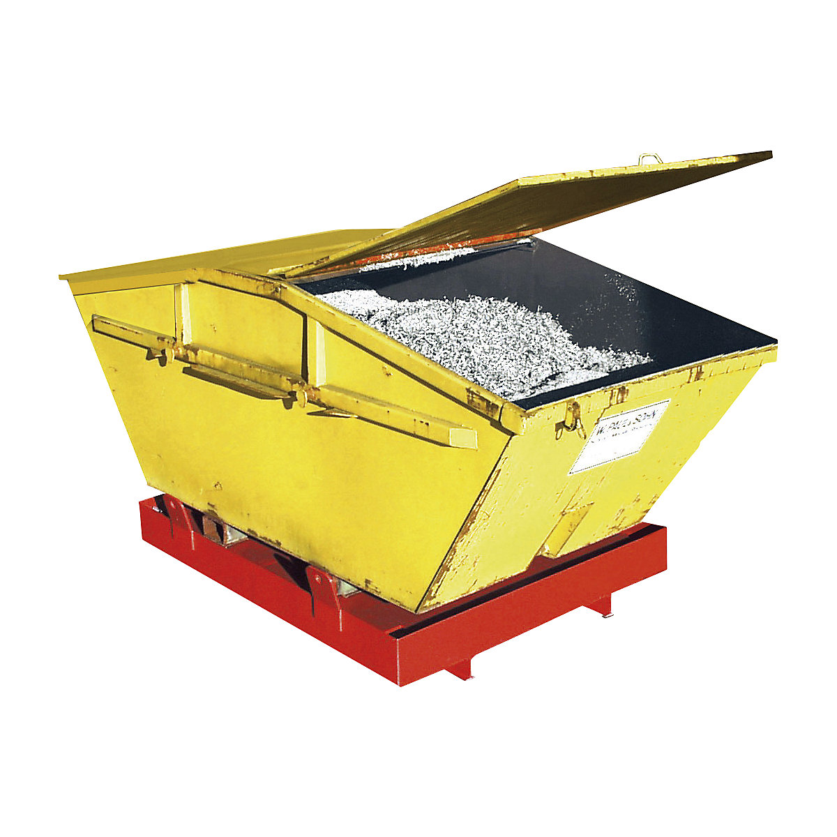 Sump tray for skip trailer – eurokraft pro (Product illustration 3)-2