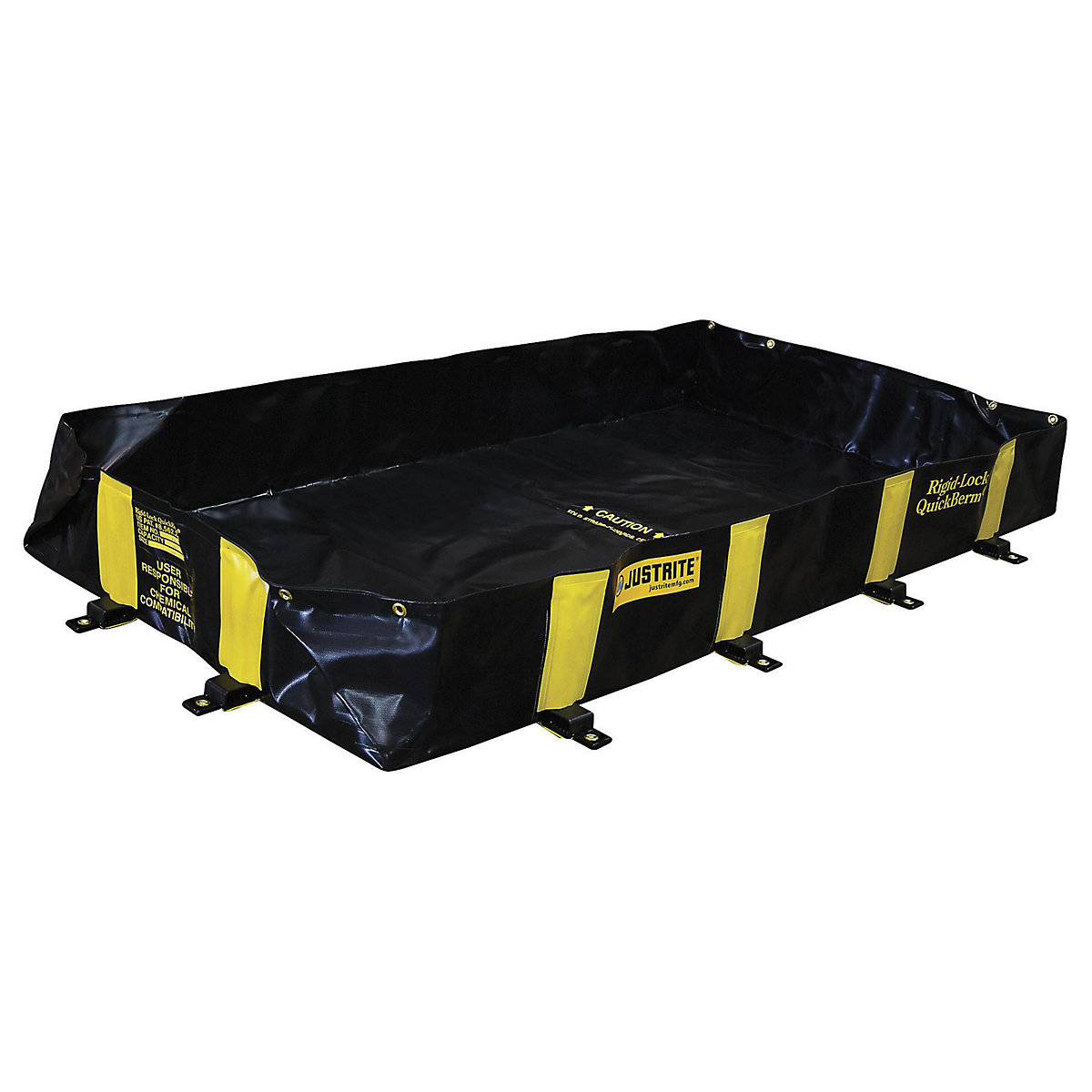 QuickBerm® rigid lock folding tray - Justrite