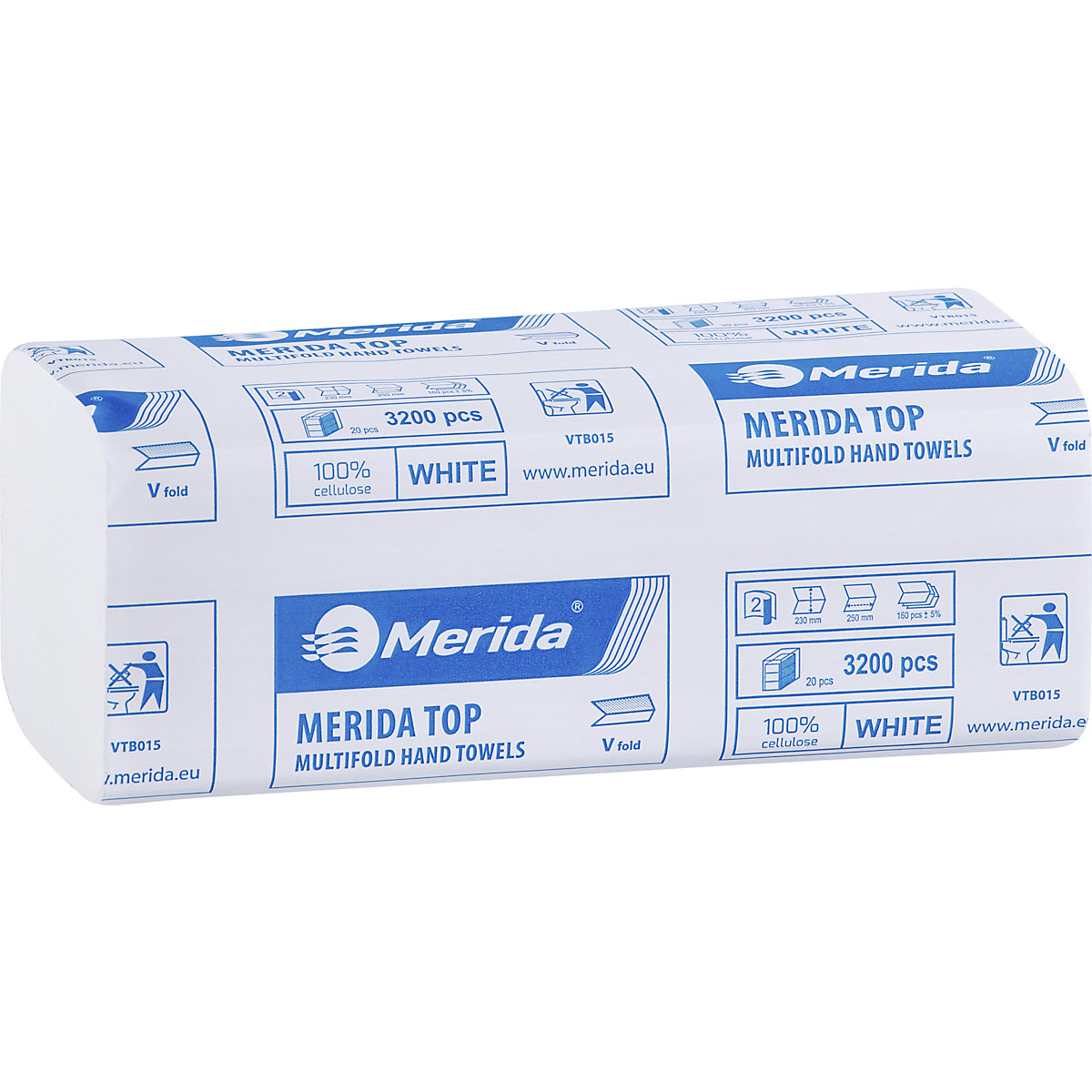 PZ15 folded hand towels, V fold