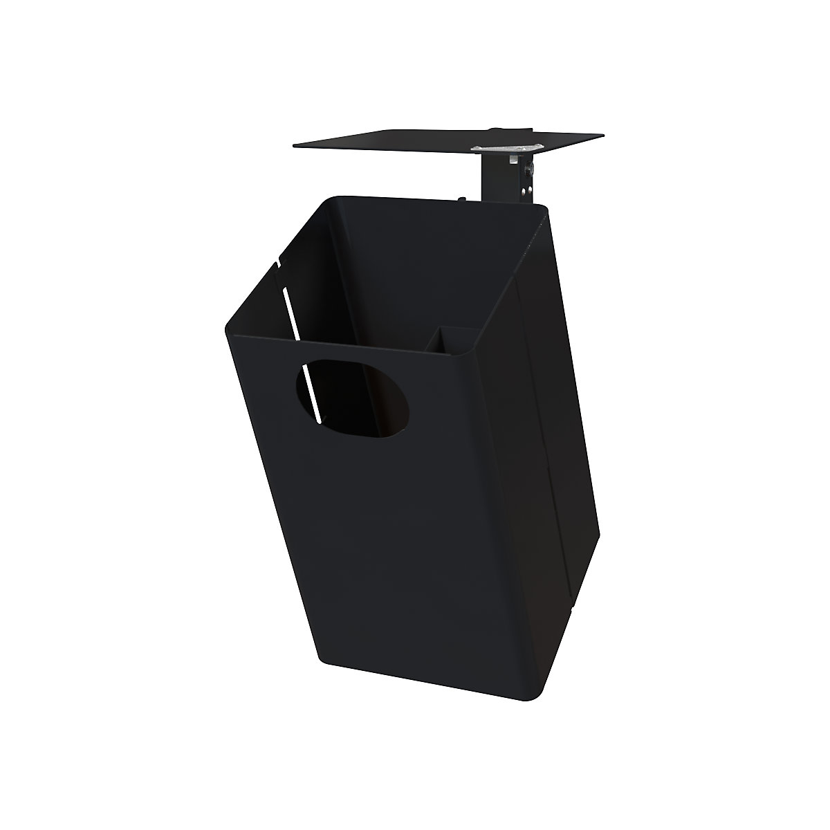 Outdoor waste collector with ashtray (Product illustration 3)-2