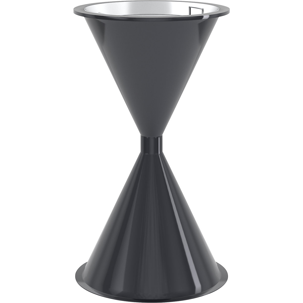 Conical pedestal ashtray made of plastic - VAR