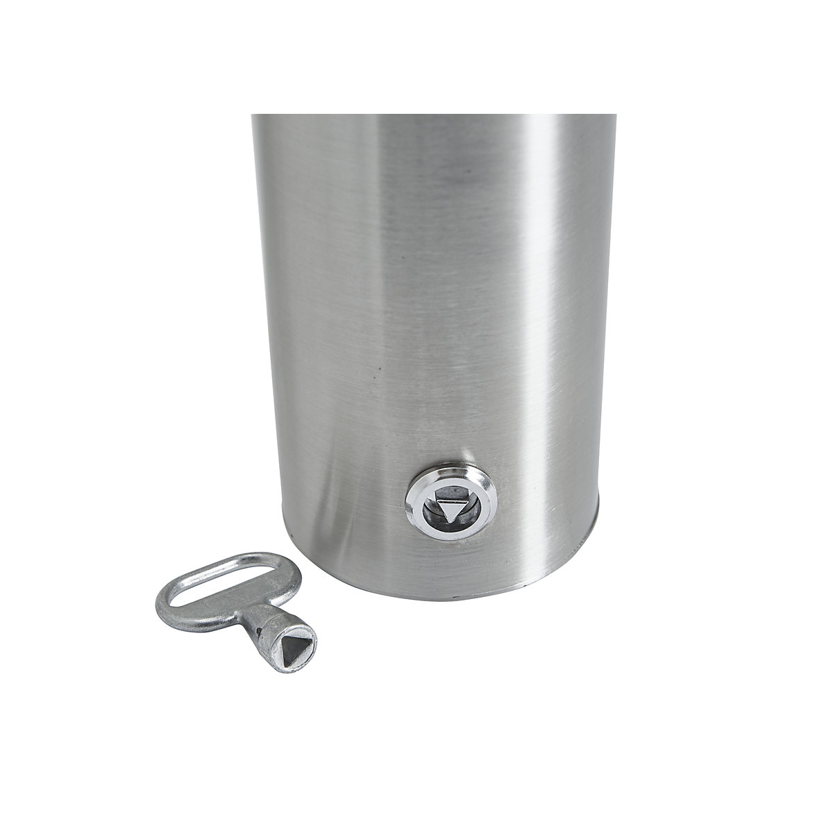 Wall ashtray, stainless steel – eurokraft pro (Product illustration 4)-3
