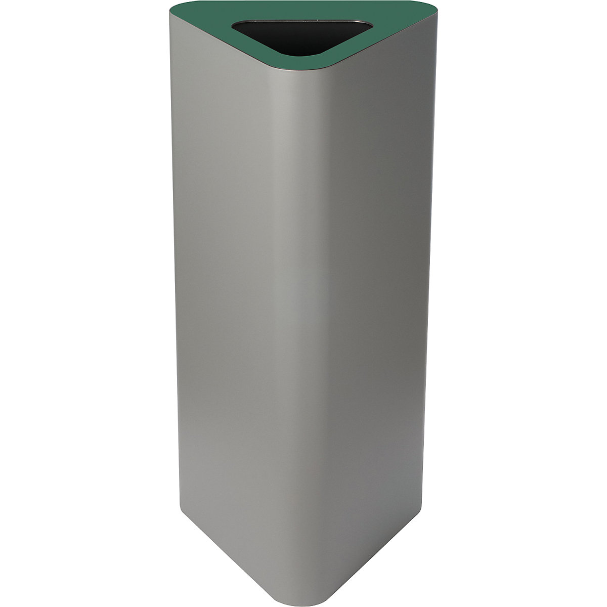 Pure recyclable waste collector, triangular