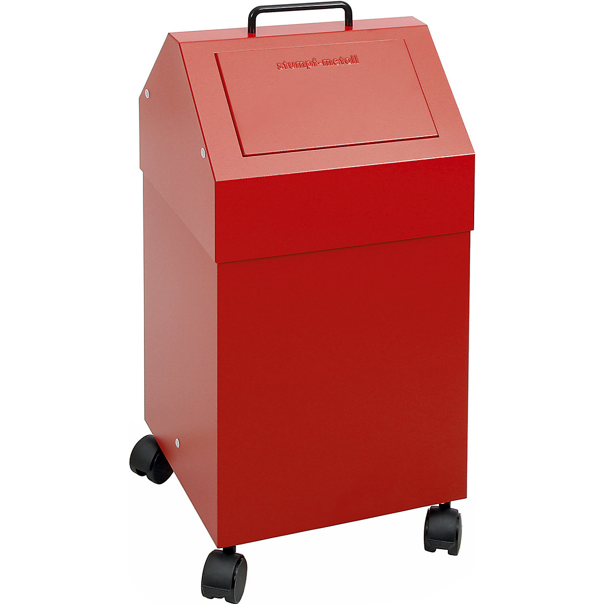 Recyclable waste collector with flap