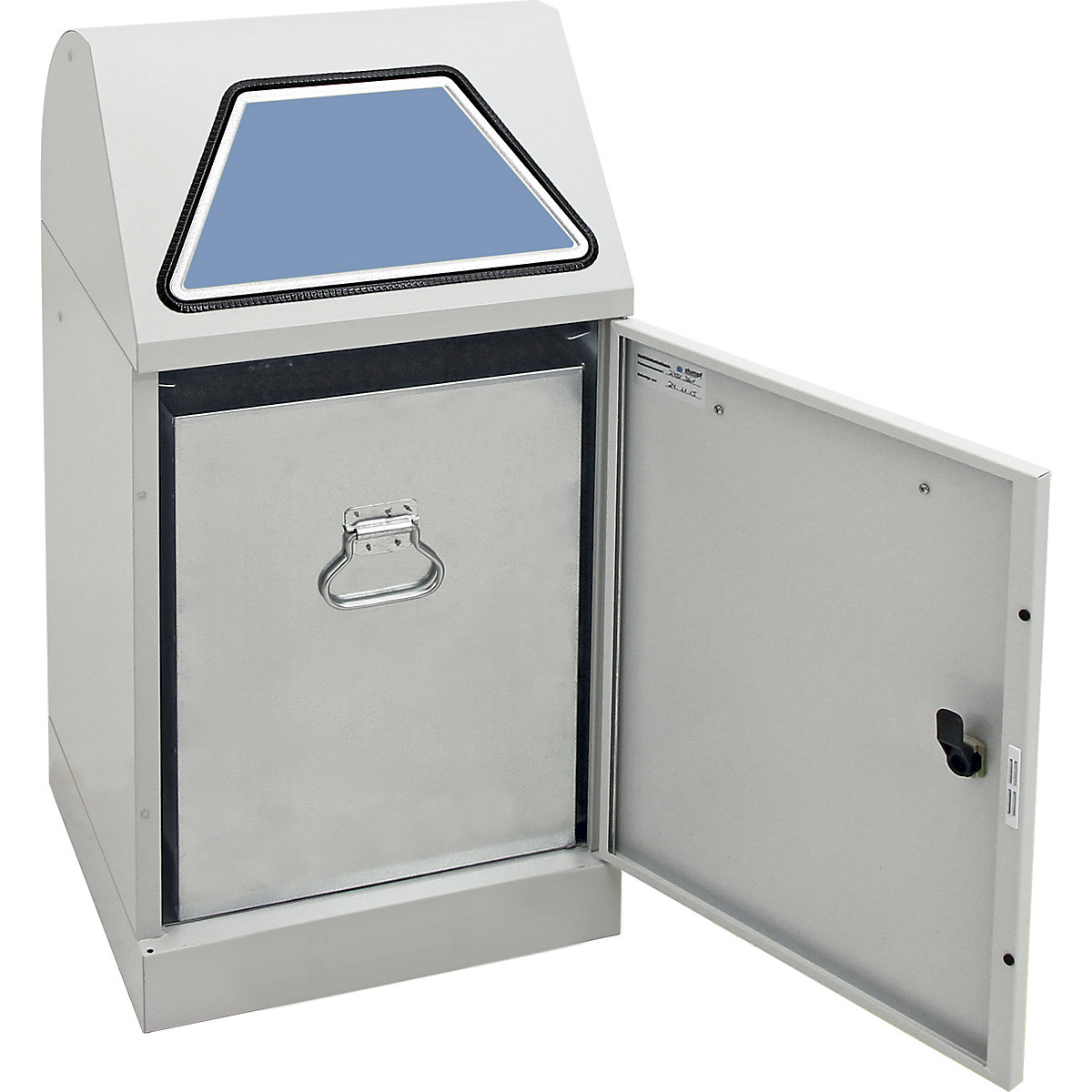 Recyclable waste container, manually operated access flap (Product illustration 20)-19