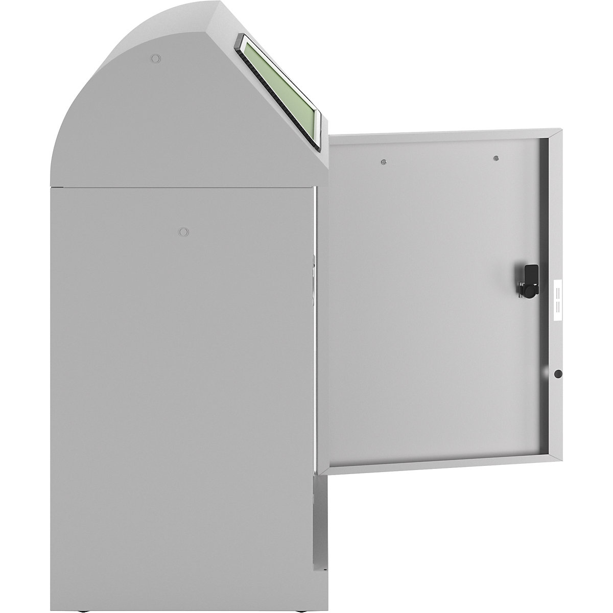 Recyclable waste container, manually operated access flap (Product illustration 28)-27