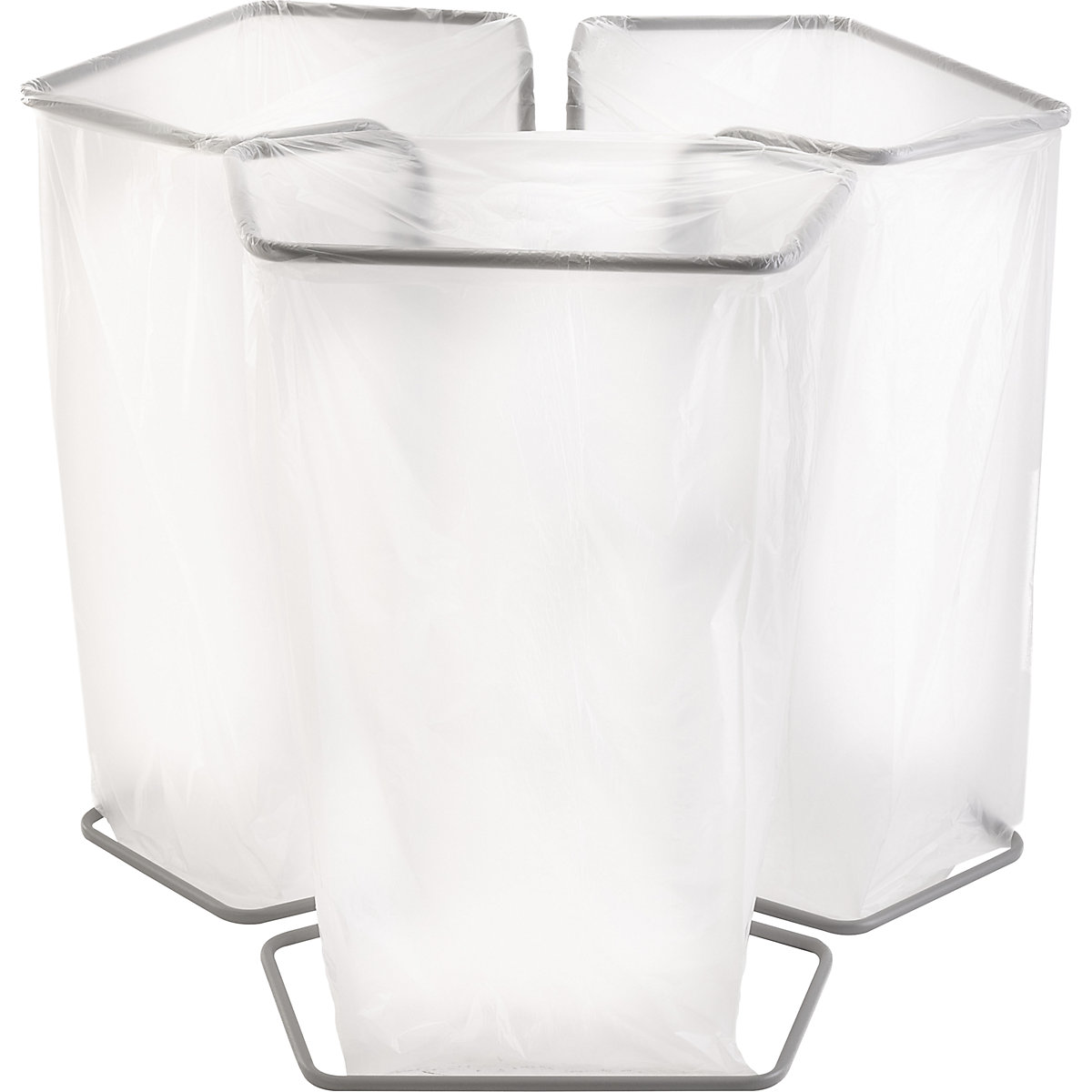 3-compartment waste bag holder – Mottez (Product illustration 2)-1