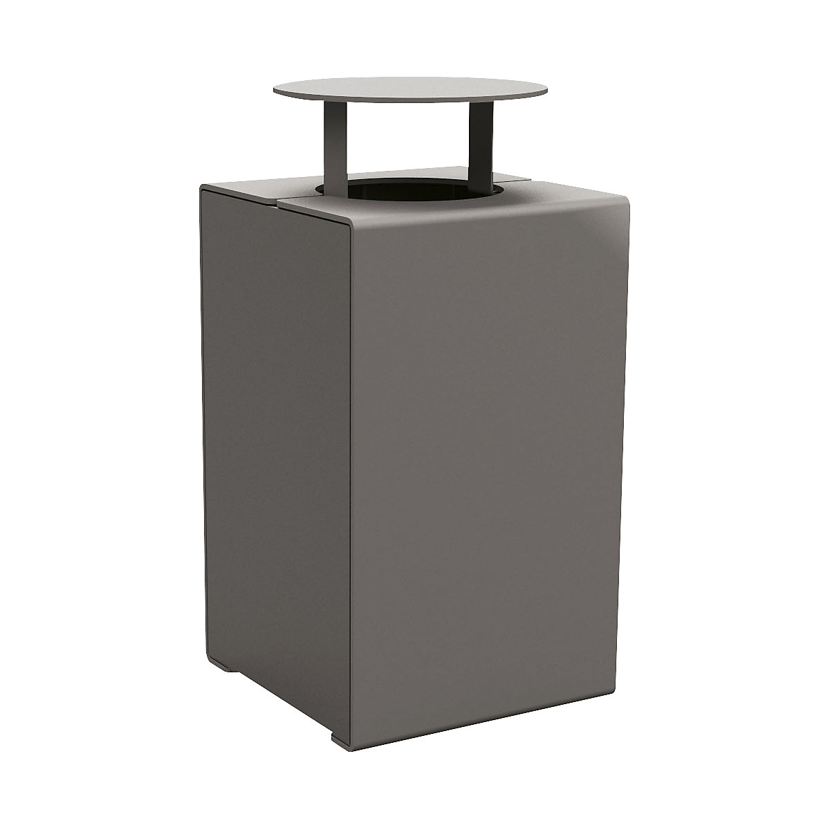 KUBE waste basket with lid - PROCITY