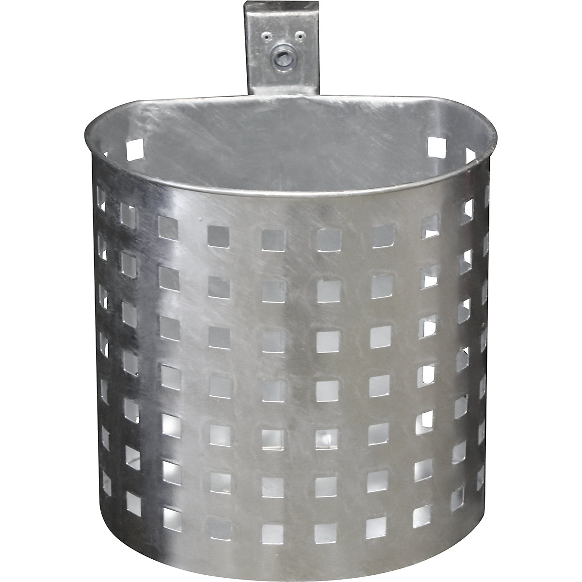 Outdoor waste collector, hot dip galvanised