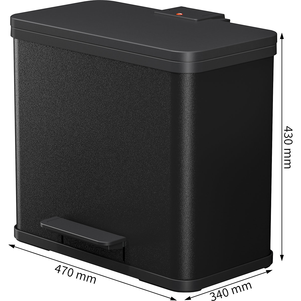 Eco waste collector with pedal – Hailo (Product illustration 66)-65