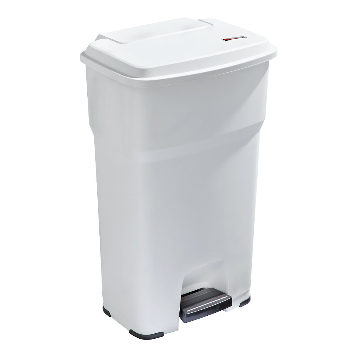 HERA pedal bin – rothopro, capacity 85 l, WxHxD 490 x 790 x 390 mm, white-2
