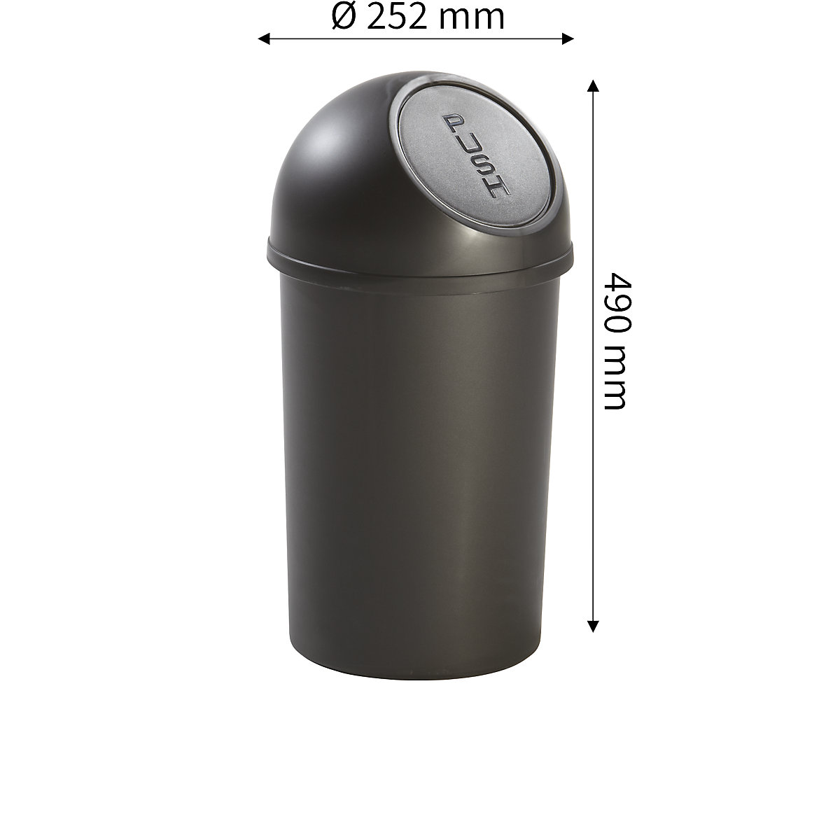 Push lid waste collector – helit (Product illustration 37)-36
