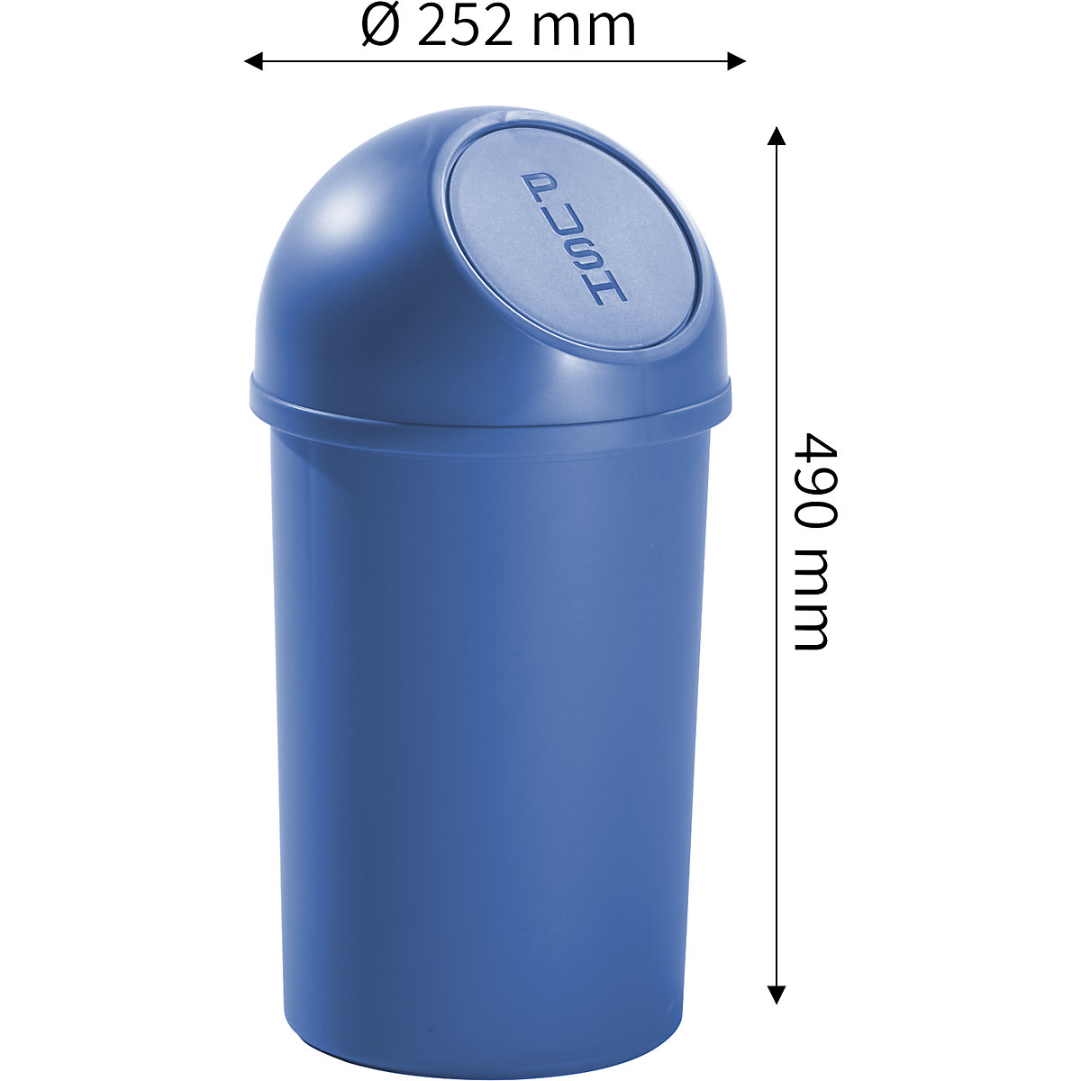 Push lid waste collector – helit (Product illustration 31)-30