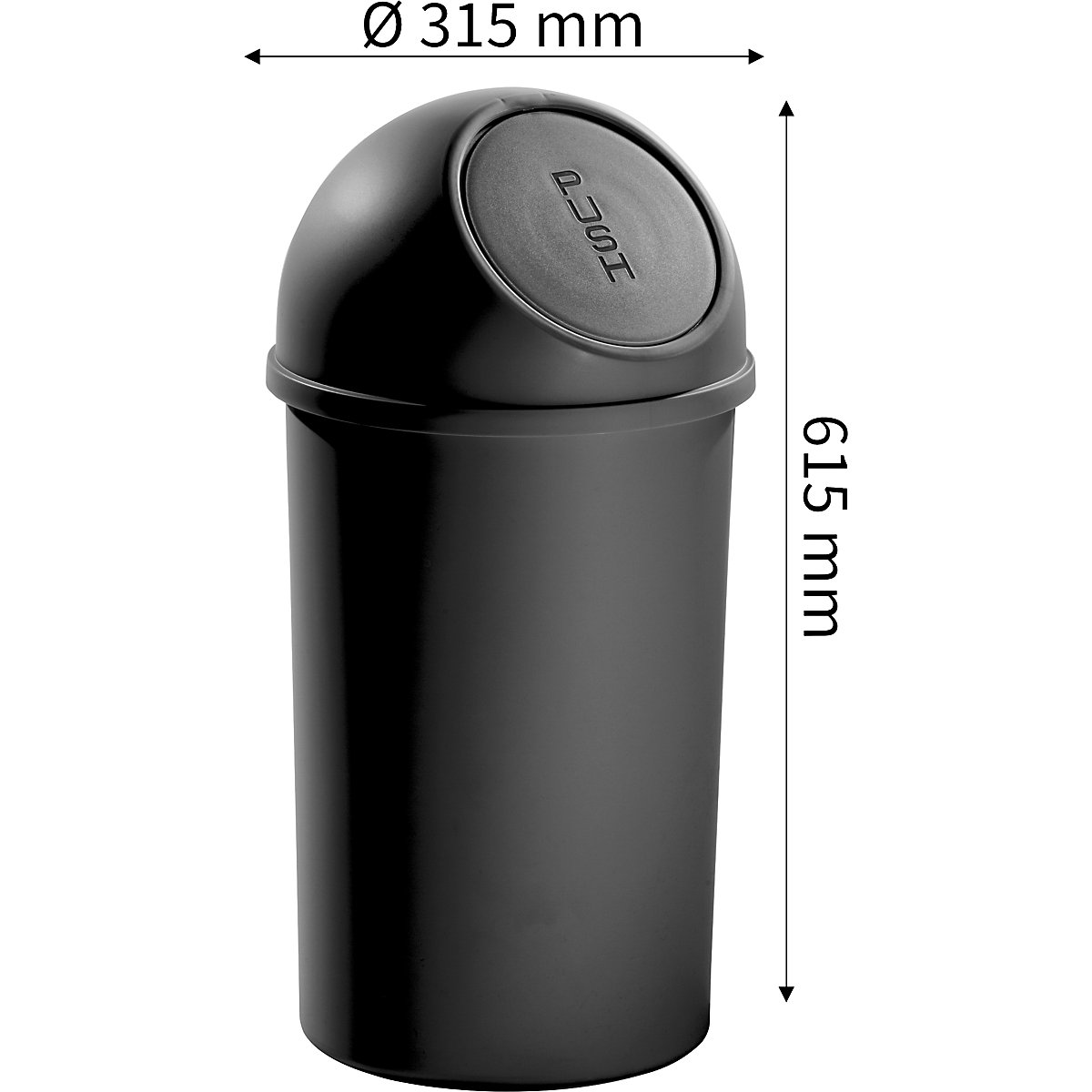 Push lid waste collector – helit (Product illustration 26)-25