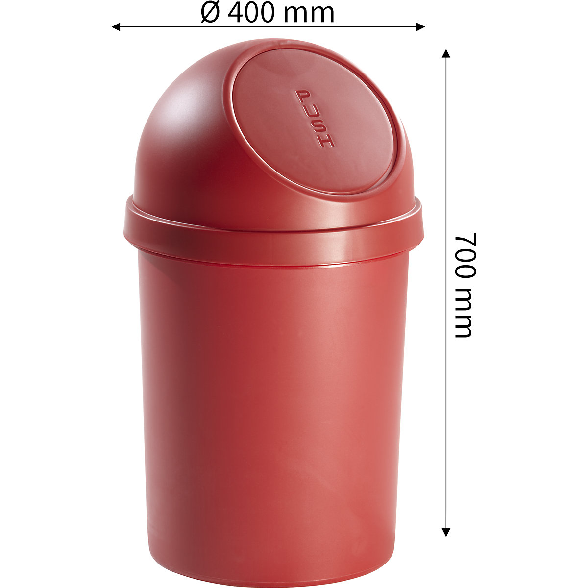 Push lid waste collector – helit (Product illustration 28)-27