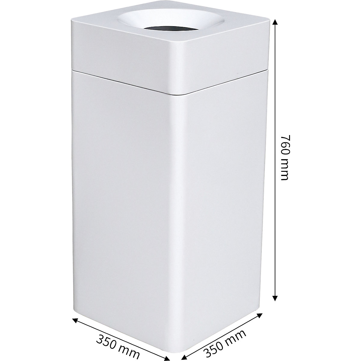 Waste collector, steel, flame-extinguishing – Probbax (Product illustration 7)-6