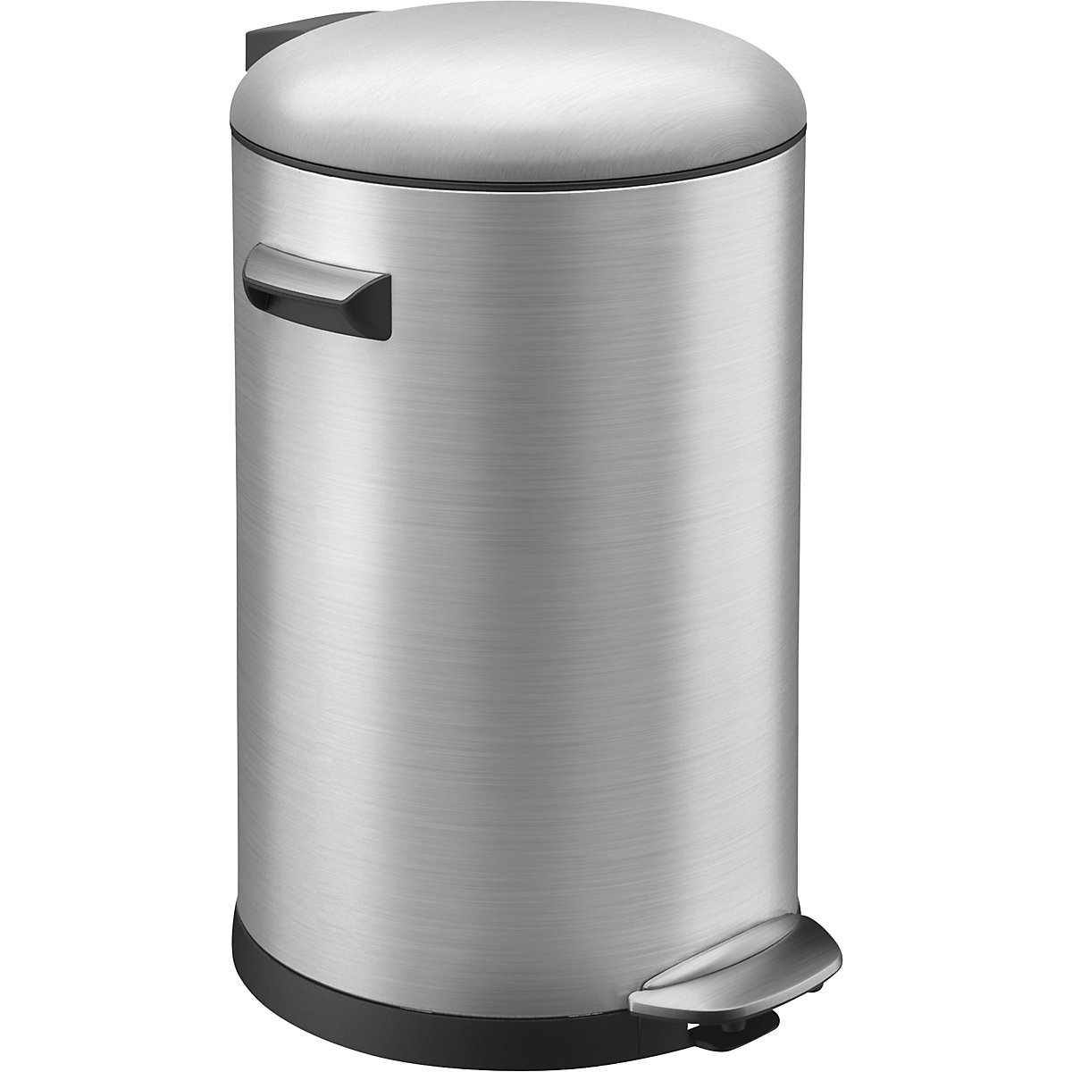 Waste collector with pedal, stainless steel – EKO