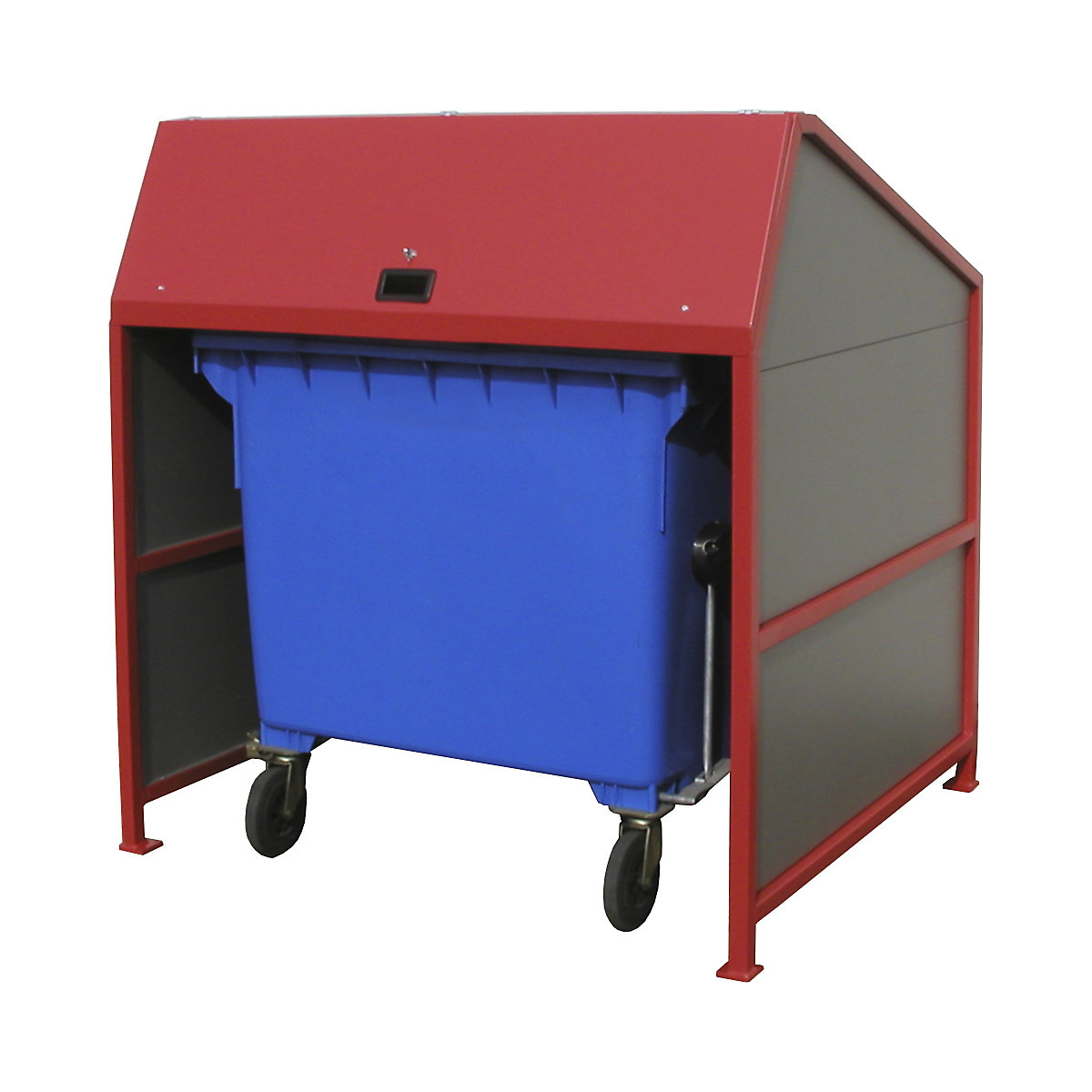 Waste bin enclosure – eurokraft pro (Product illustration 3)-2
