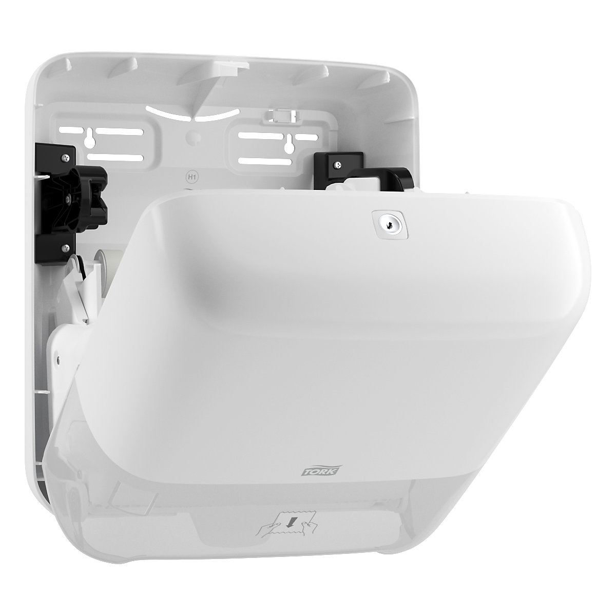 Distributeur de serviettes sur rouleau Tork Matic® – TORK (Illustration du produit 2)-1
