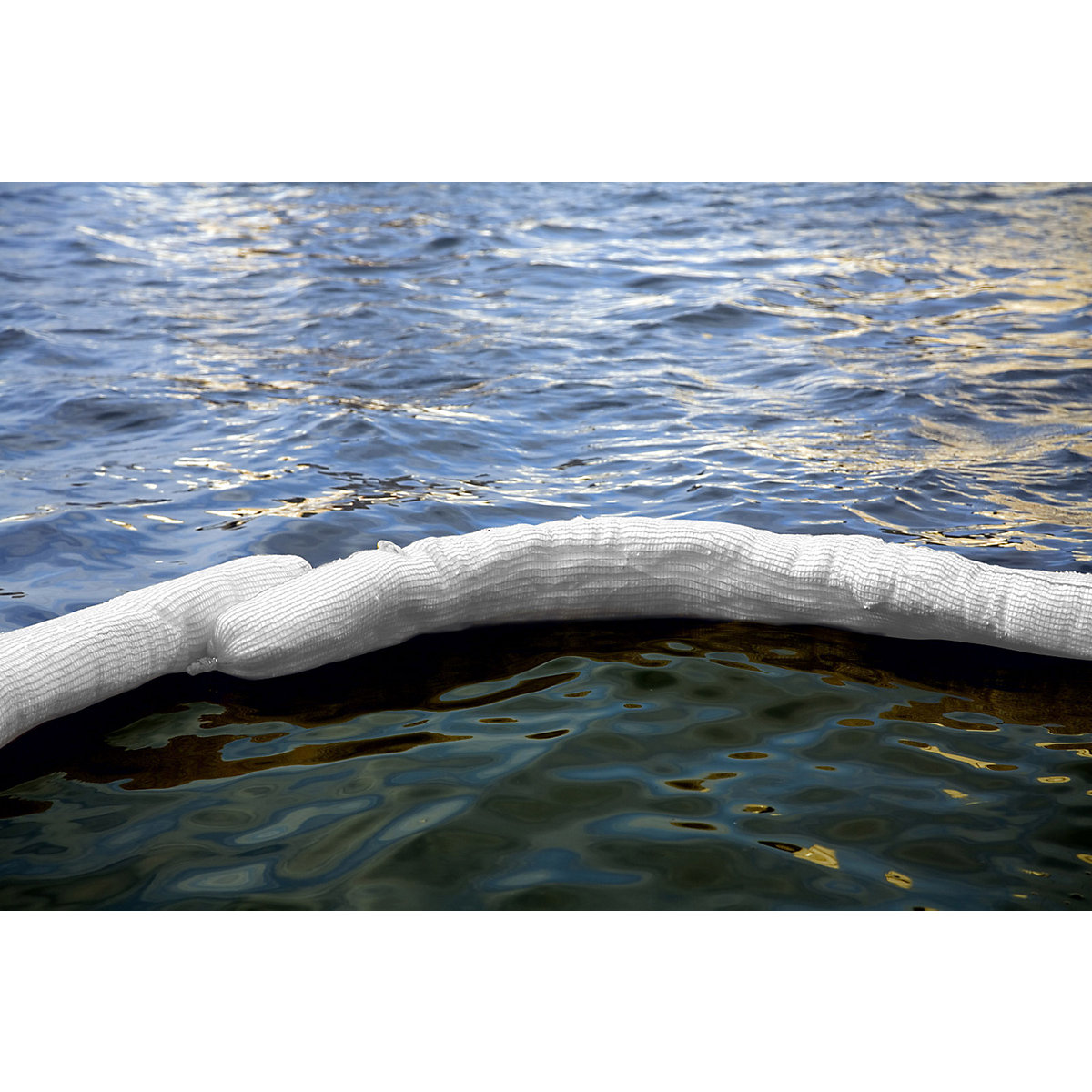 Barrage anti-pollution pour huile à remplissage de flocons de polypropylène (Illustration du produit 2)-1