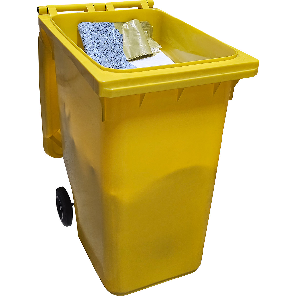 Kit d'urgence anti-fuites en bac roulant – eurokraft basic (Illustration du produit 2)-1