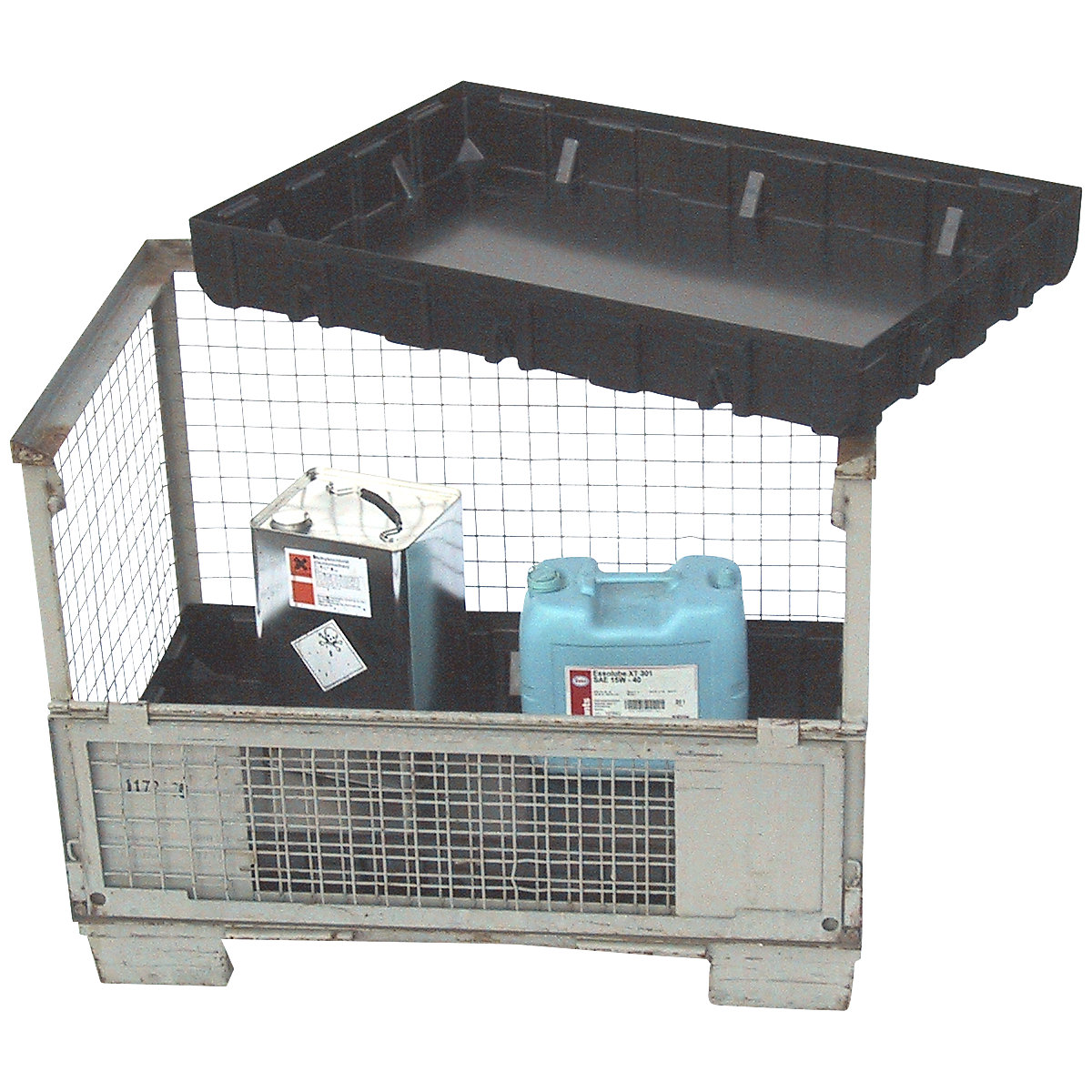 Bac d'insertion en ABS pour caisse-palette grillagée (Illustration du produit 2)-1