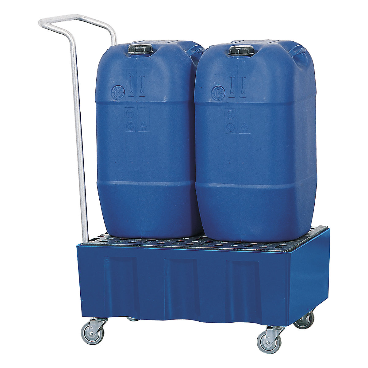 Cuve de rétention en PE pour fûts de 60 litres (Illustration du produit 2)-1