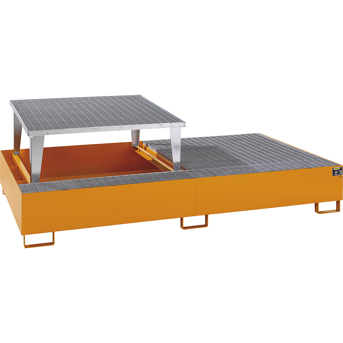 Cuve de rétention en acier pour cubitainers IBC / KTC – eurokraft pro