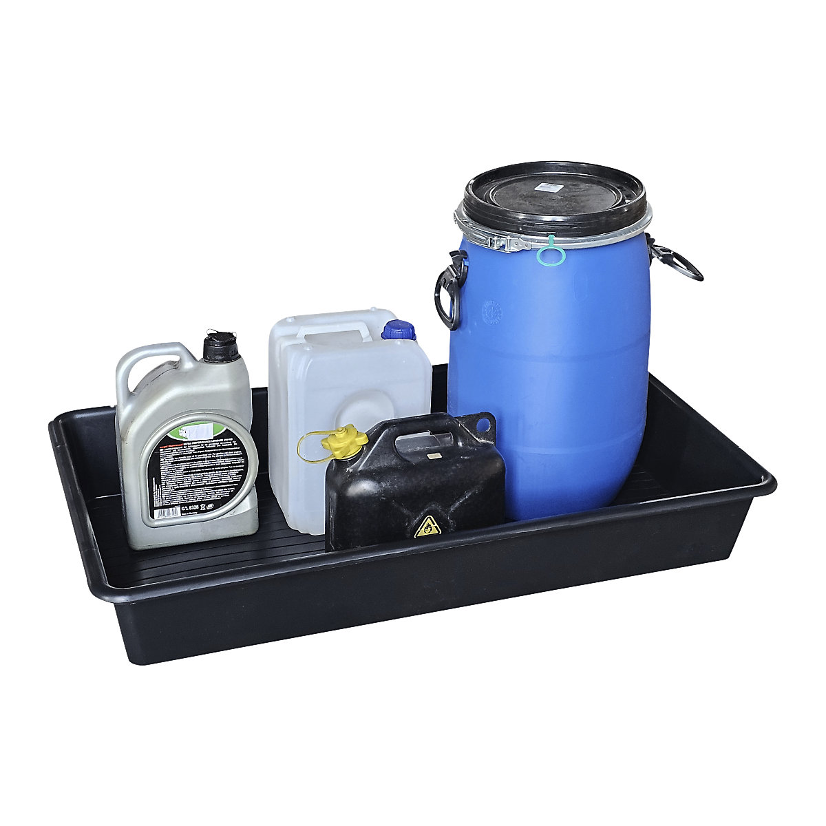 Cuve universelle pour bidons en PE – eurokraft basic (Illustration du produit 2)-1