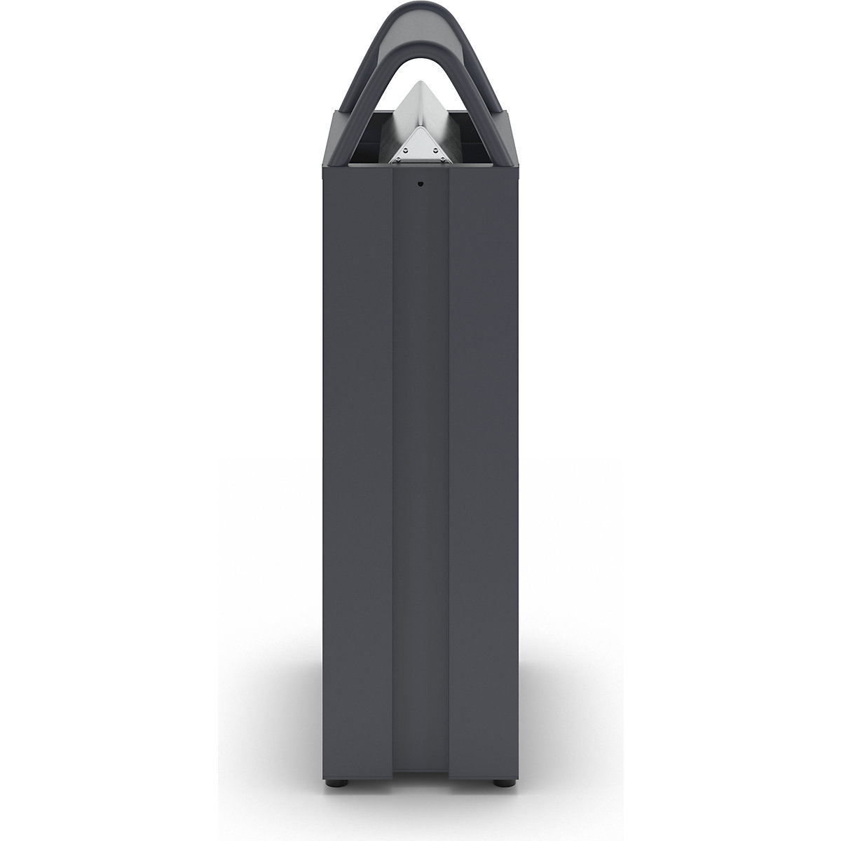 Collecteur de déchets avec cendrier et toit de protection – VAR (Illustration du produit 5)-4