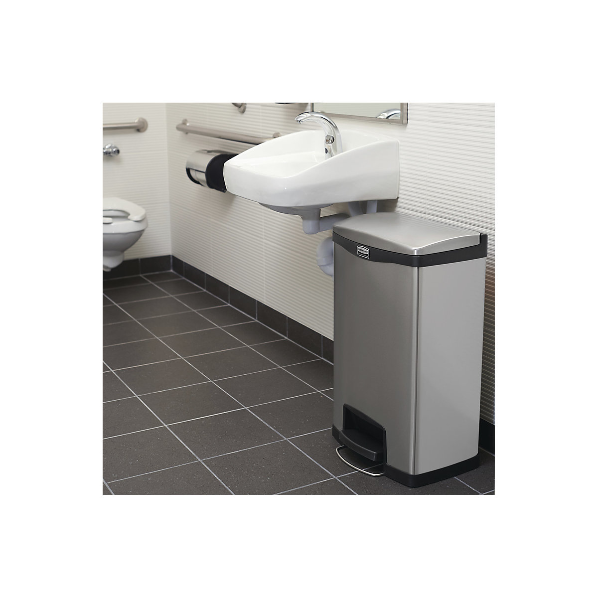 Collecteur de tri à pédale SLIM JIM® – Rubbermaid (Illustration du produit 16)-15