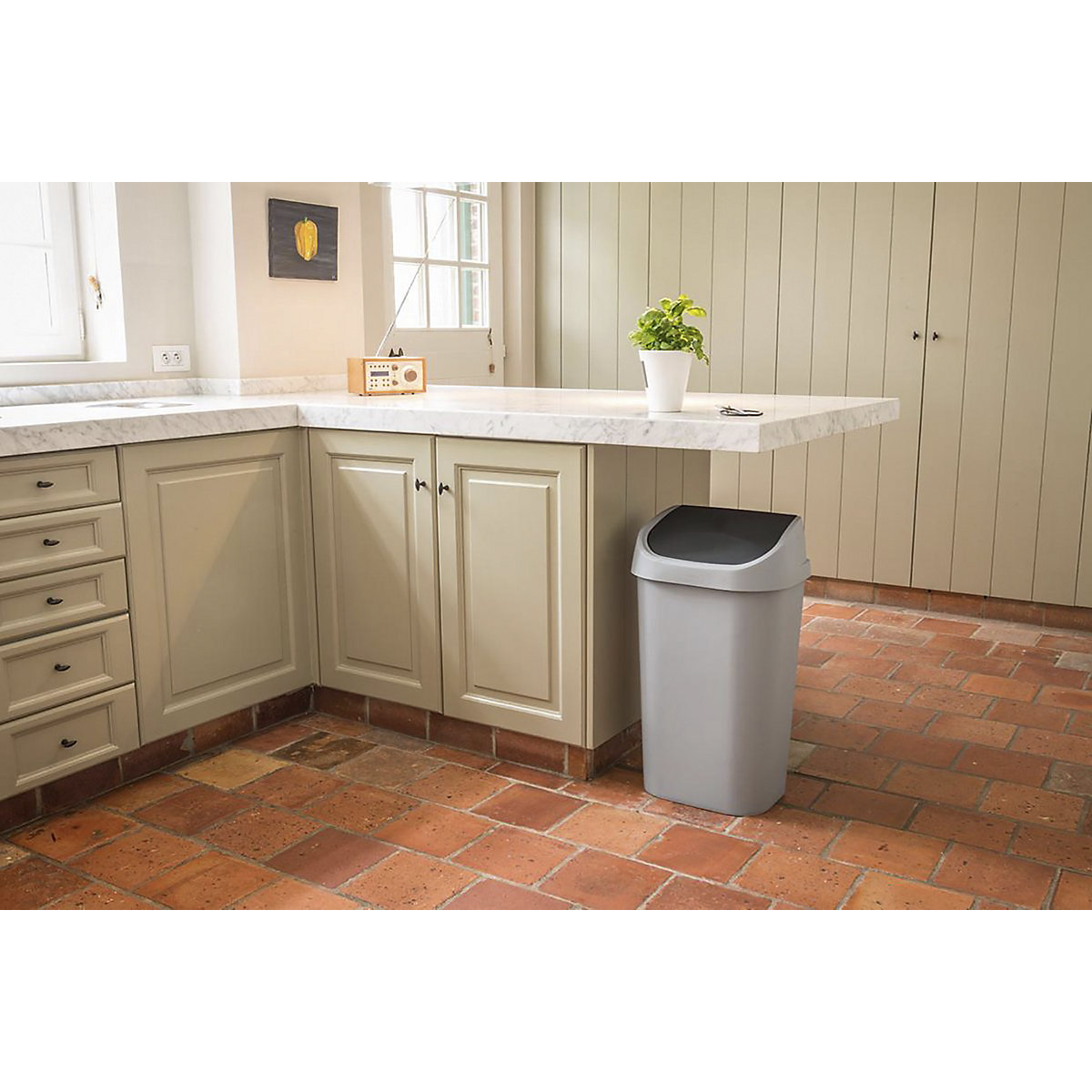 Poubelle à couvercle basculant (Illustration du produit 8)-7