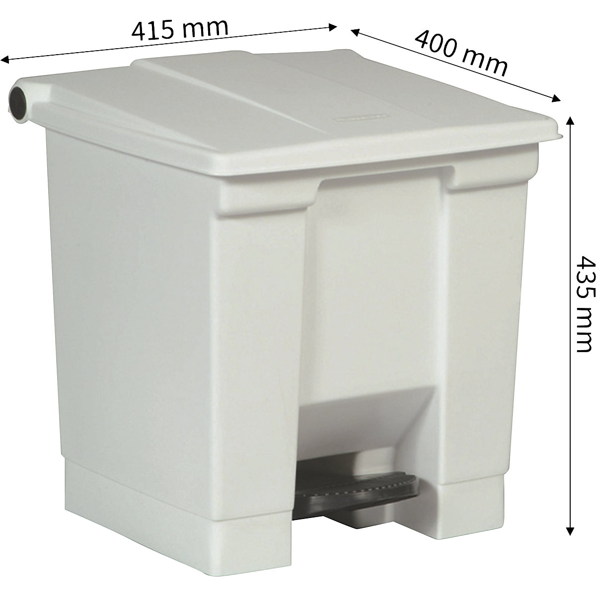 Poubelle à pédale, industrielle – Rubbermaid (Illustration du produit 8)-7