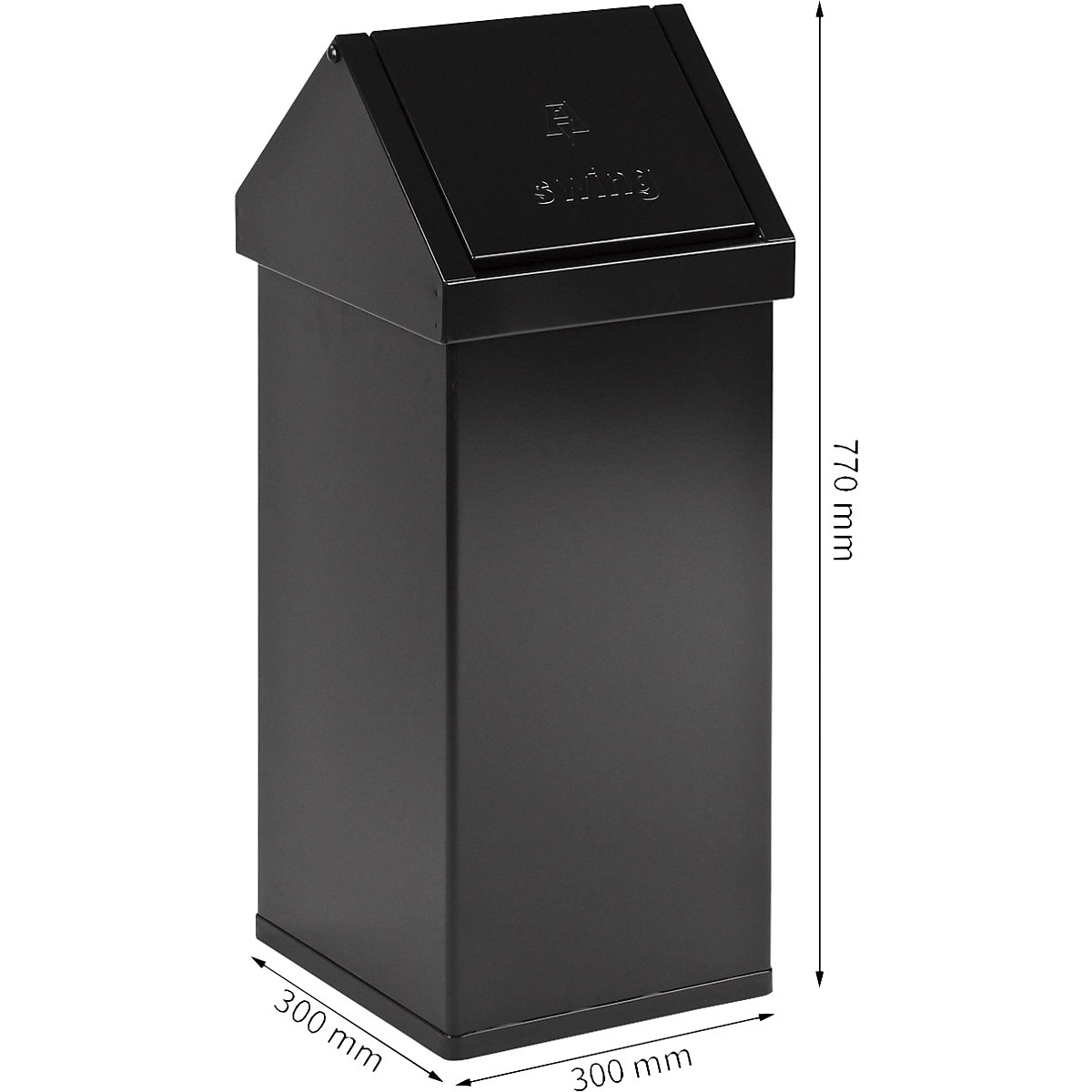 Poubelle, aluminium (Illustration du produit 2)-1