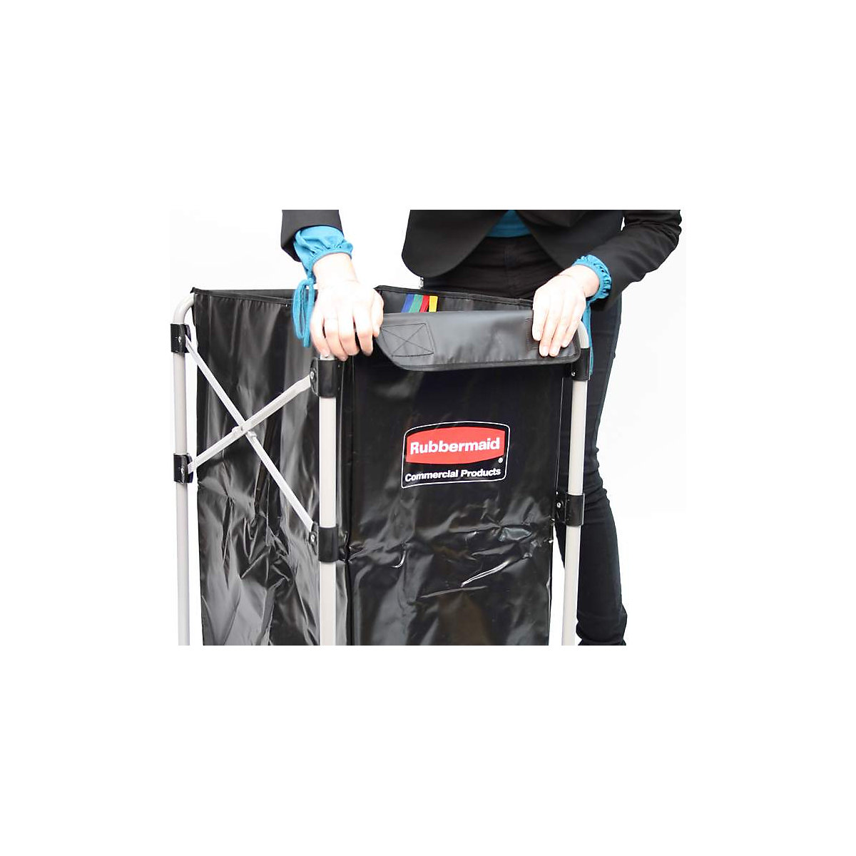 Chariot à linge / chariot à déchets – Rubbermaid (Illustration du produit 5)-4