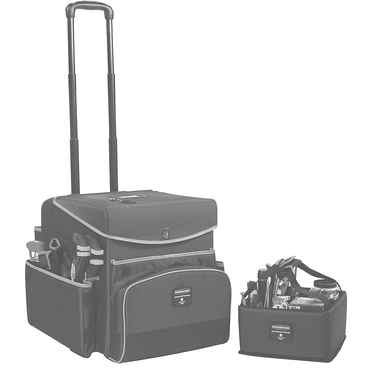 Chariot de service QUICK CART, mobile – Rubbermaid (Illustration du produit 15)-14