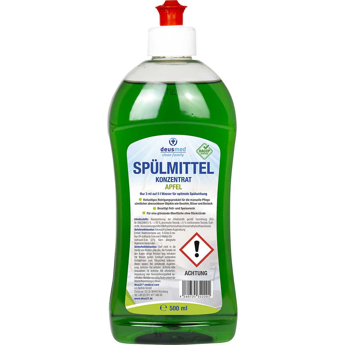 Deusmed liquide vaisselle concentré