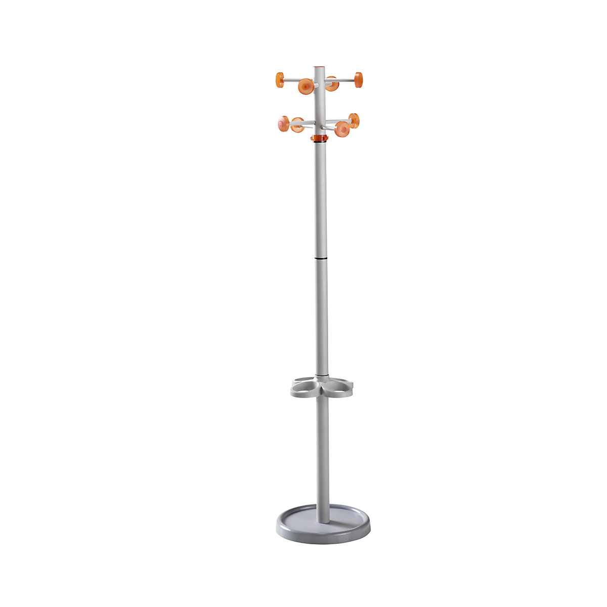 Bengaleiro, altura x Ø 1750 x 450 mm, gancho laranja-0