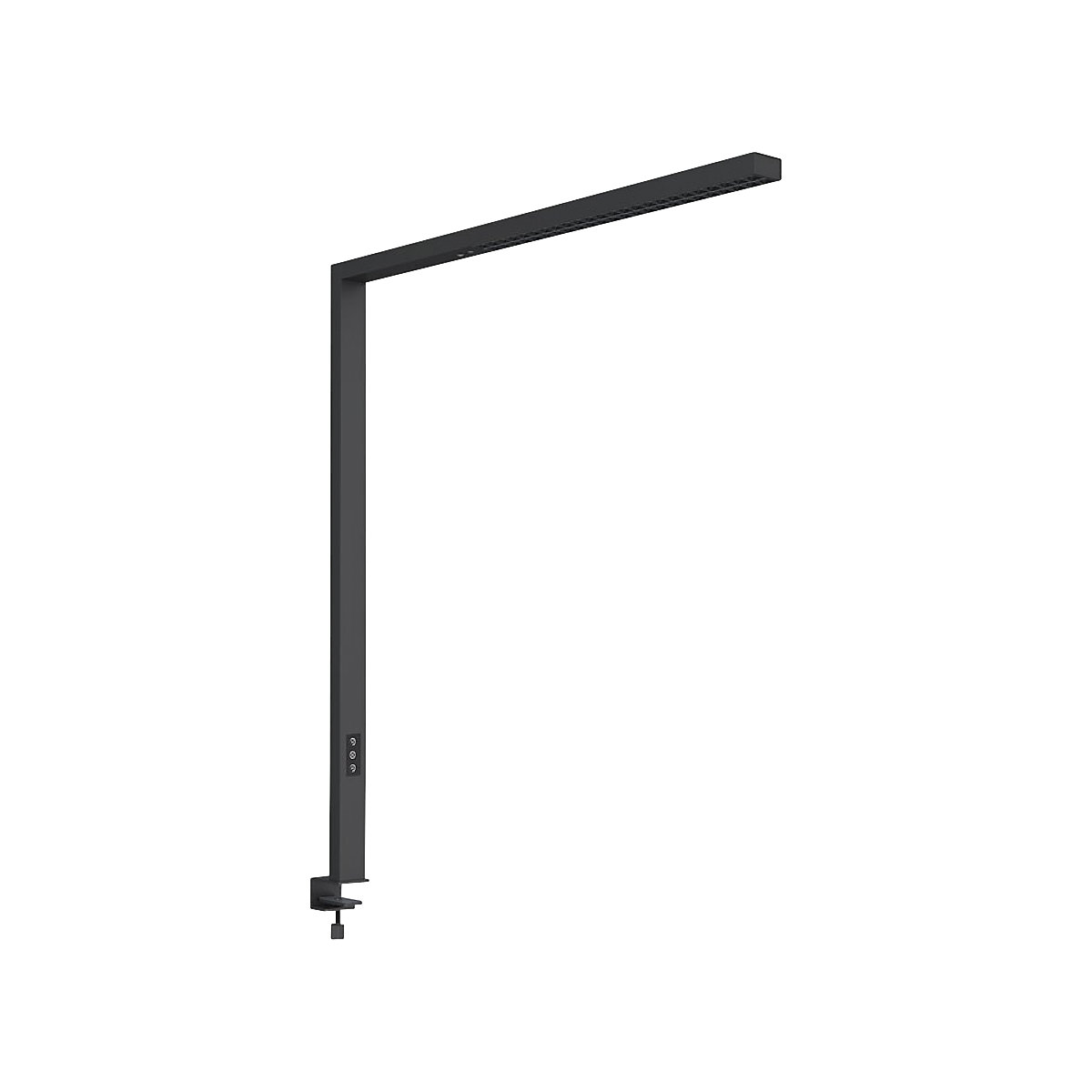 Candeeiro de mesa LED Linus, com mola de mesa, preto-0