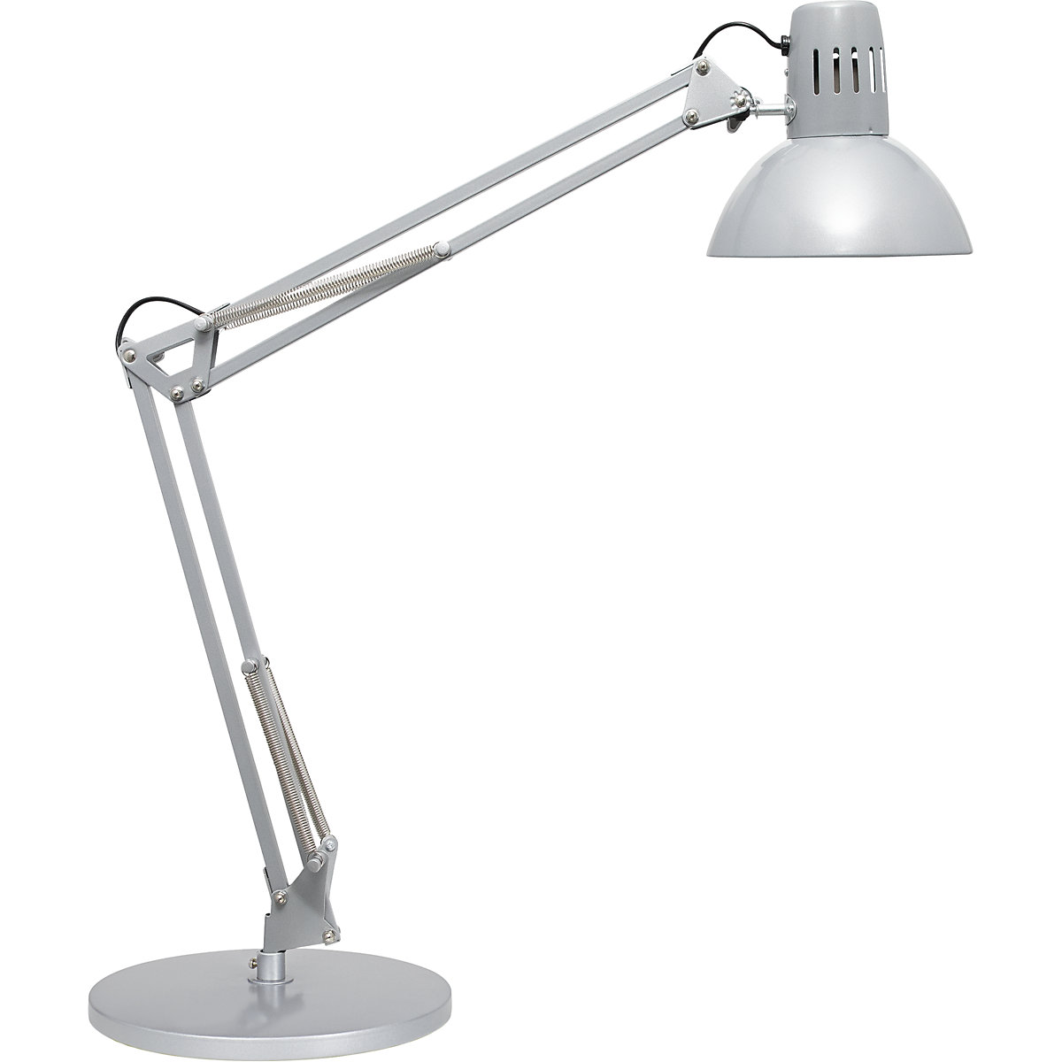 Candeeiro de mesa MAULstudy – MAUL, com base de pé, excl. lâmpada, prateado-0