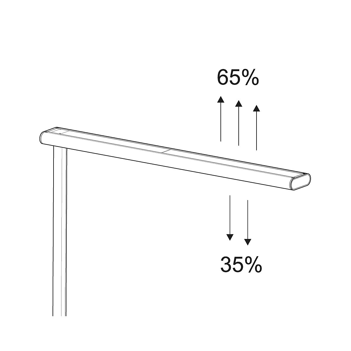 Candeeiro de pé LED MAULjet – MAUL (Imagem do produto 2)-1