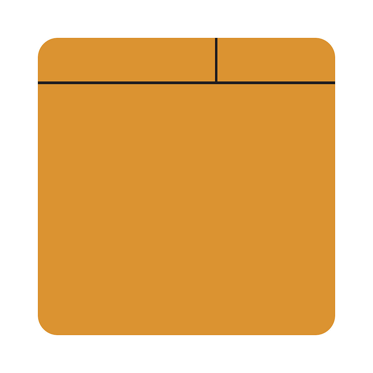 Notas adesivas, magnéticas, CxL 100 x 100 mm, embalagem de 10 unid., laranja-0